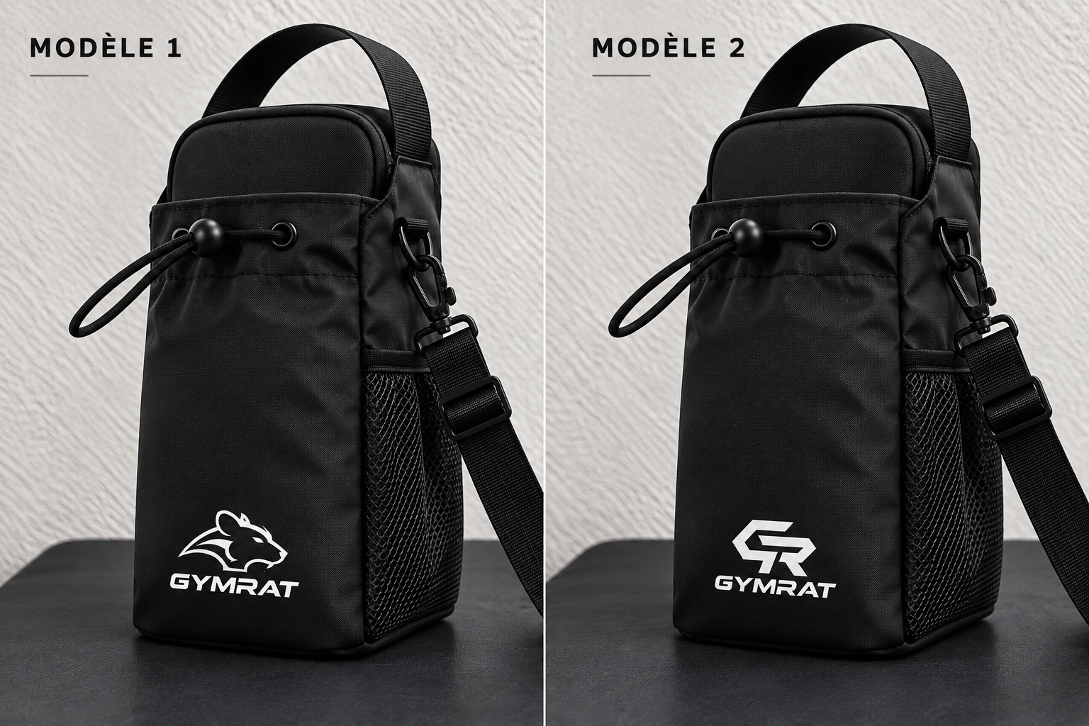 Les deux modèles de sacs GYMRAT